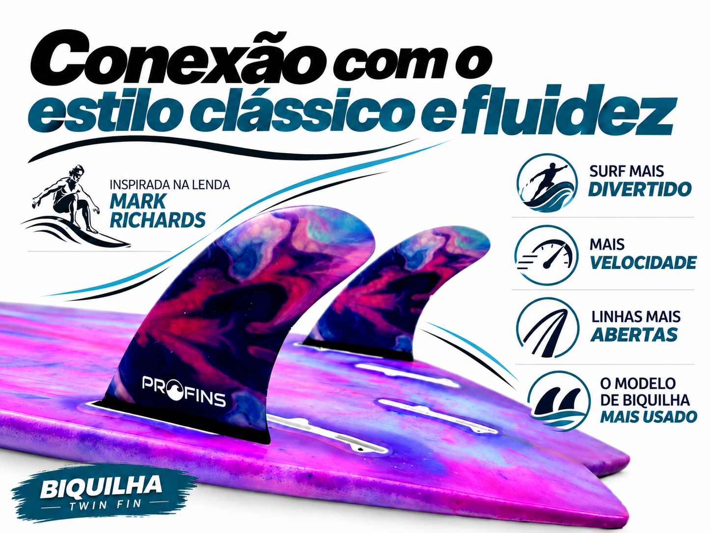 Biquilha mark richards profins